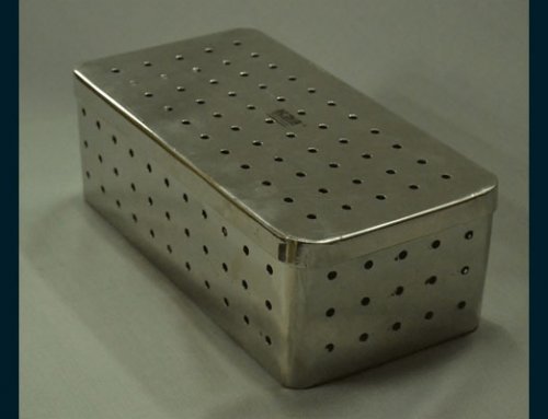 Perforated Auoclavable Sterilization SS Box With Lid With Round Corners